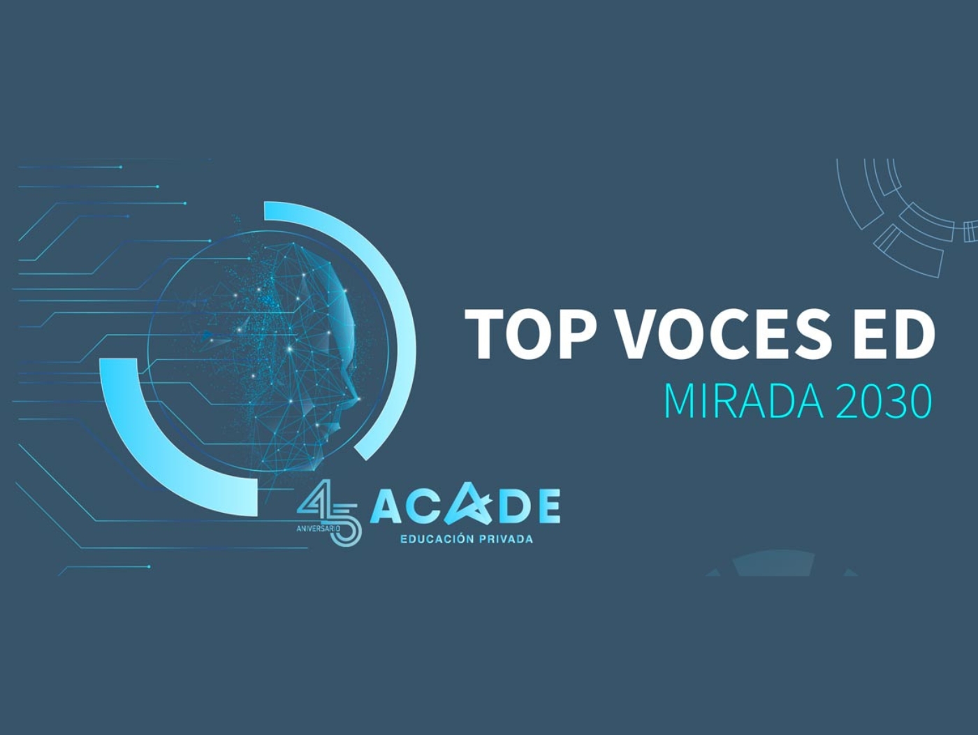 Congreso ACADE Top Voces Educacion Mirada 2030