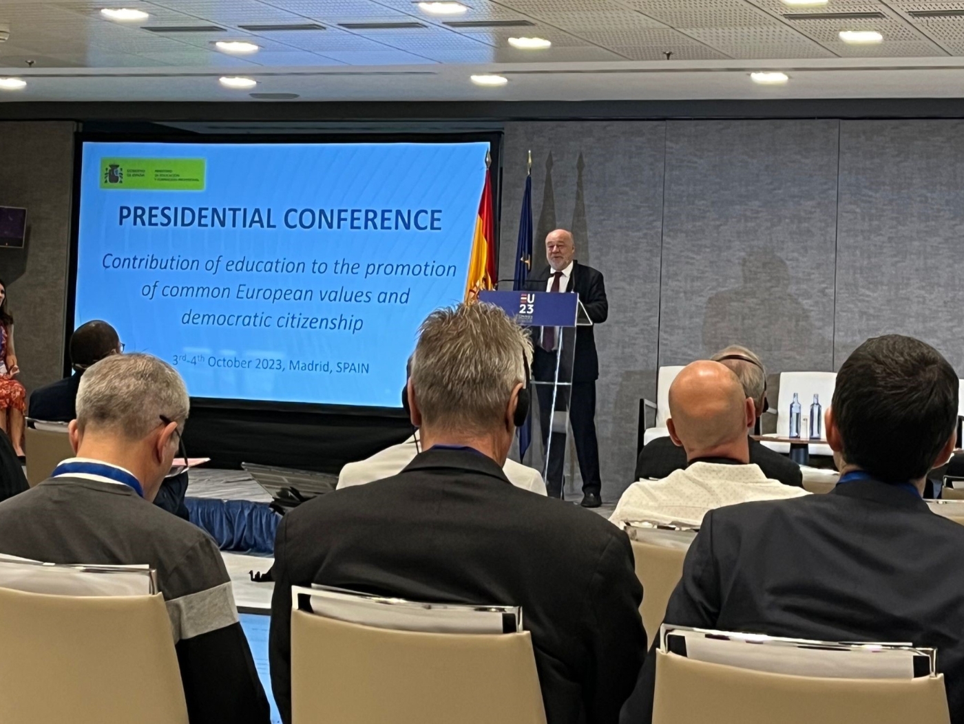 FSIE asiste a la Conferencia Europea sobre valores europeos y ciudadanía democrática 