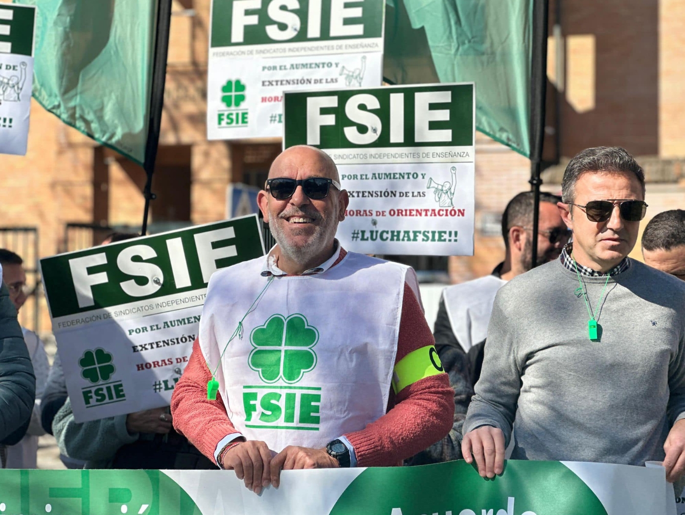 2025.02Feb.06 FSIE Andalucía se concentra en Sevilla para pedir el aumento y extensión de horas en todas las etapas educativas en la enseñanza concertada 6