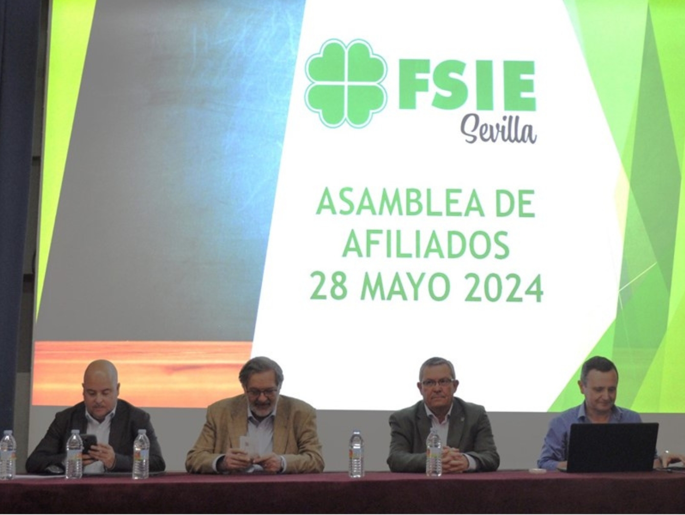FSIE Sevilla celebra su asamblea de afiliados con parte de la Secretaría General de FSIE