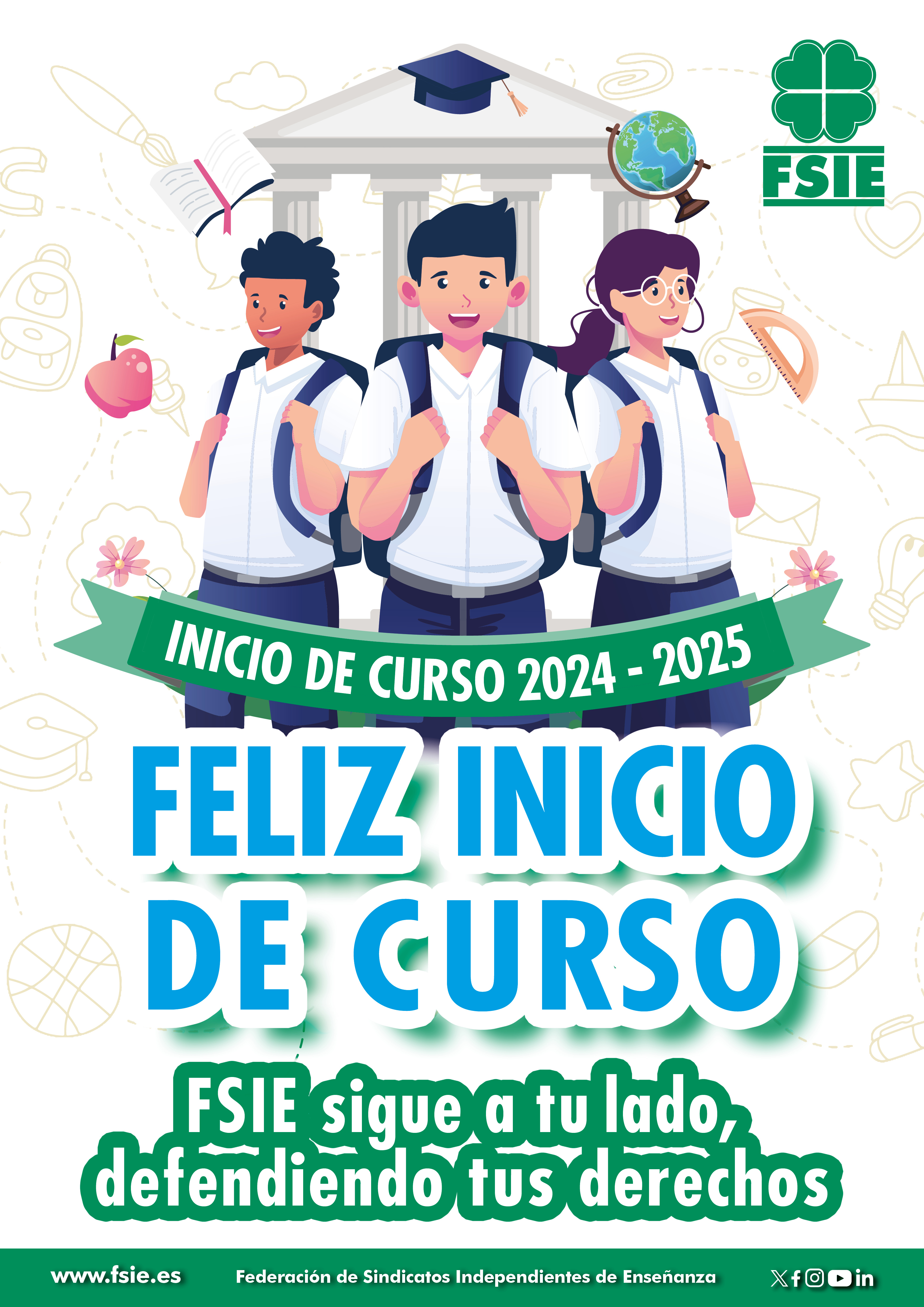 Cartel A3 Inicio Curso 2024 2025 castellano
