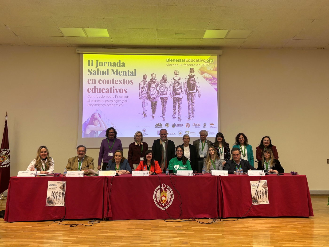 II Jornada Salud Mental en contextos educativos foto de ponentes mesa redonda
