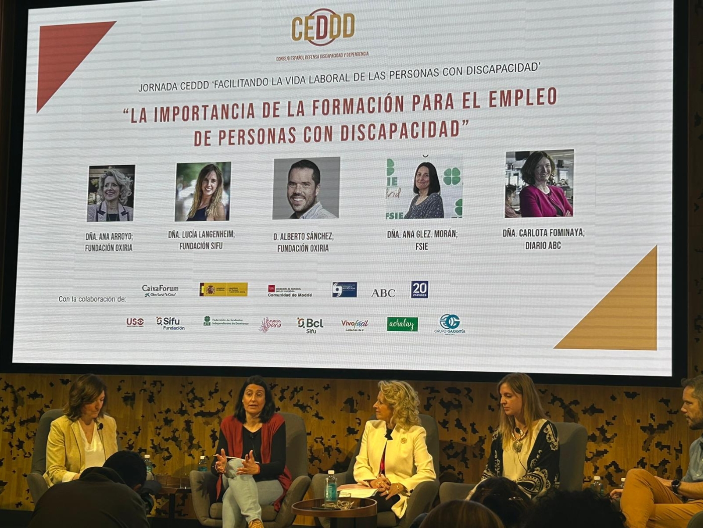 Jornada CEDDD 11 de abril 2024 sobre el empleo en las personas con discapacidad FSIE participa Ana González 2