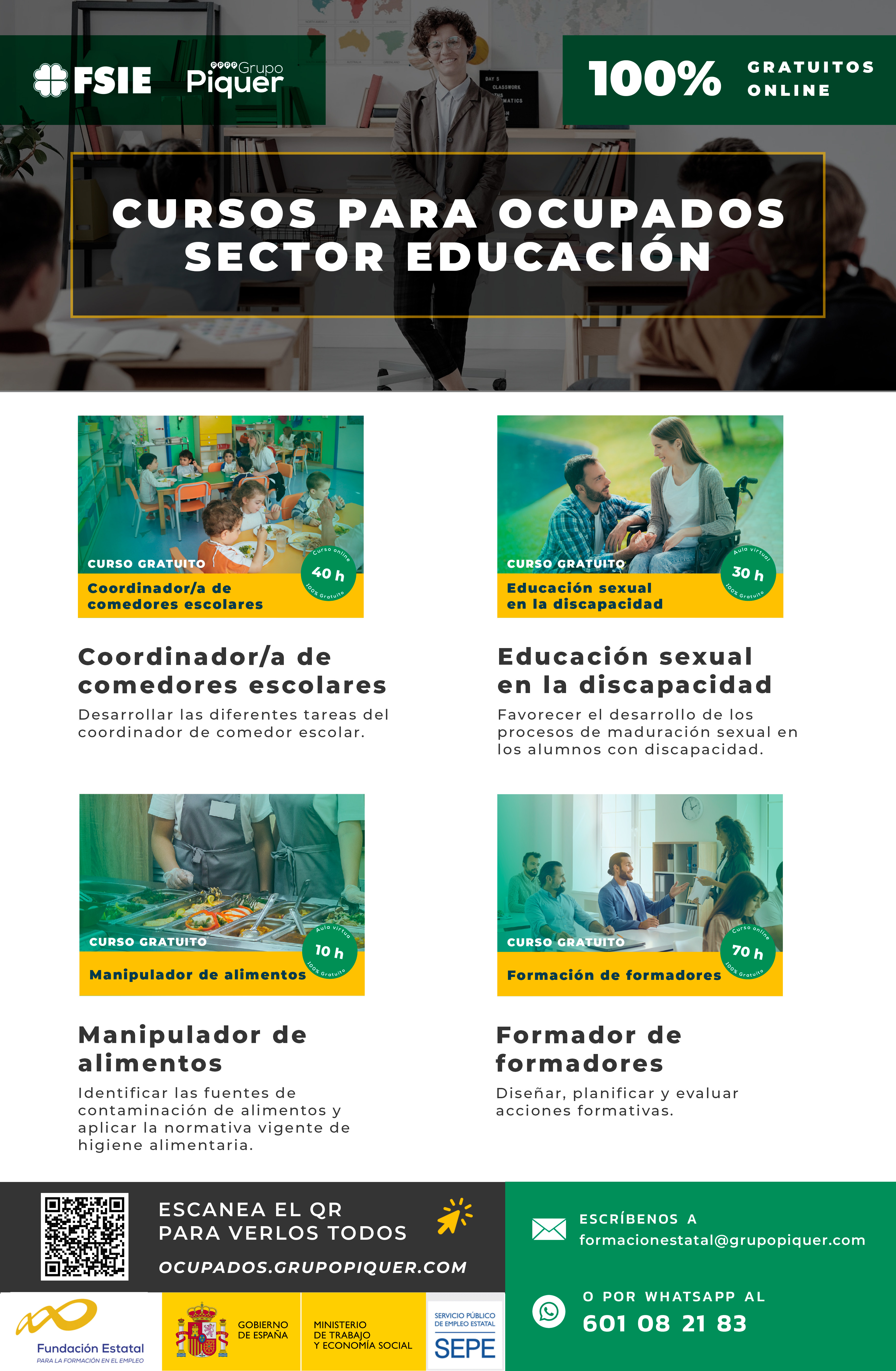Cartelería FSIE whatsapp agosto 23