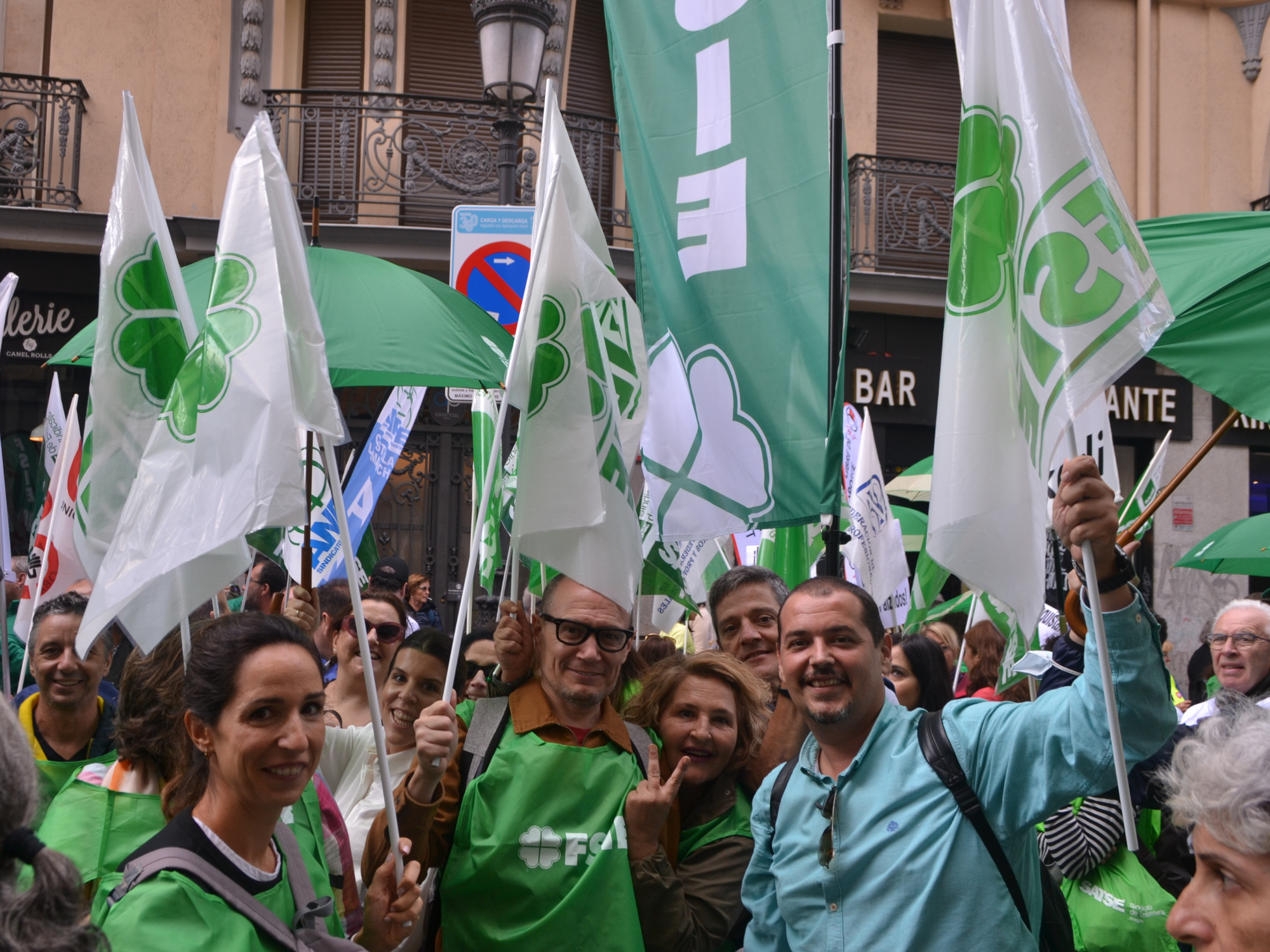 22 Octubre Madrid FSIE Manifestación Subir Salarios 13