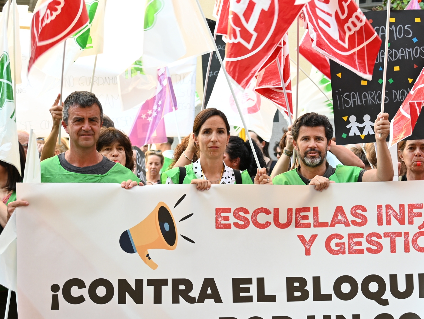 Madrid Comunidad Madrid FSIE concentración 22 de junio 2023 Infantil 4