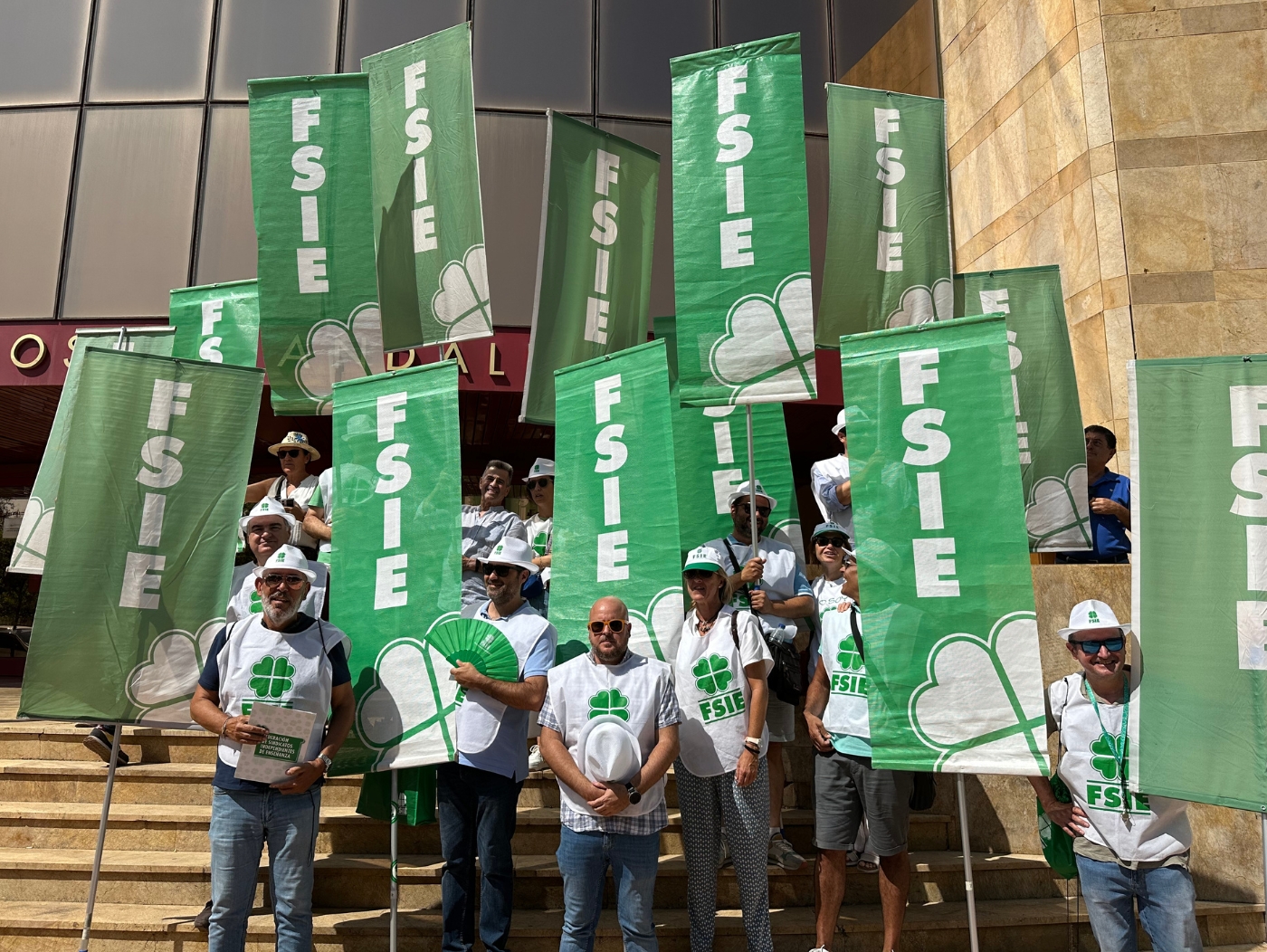 Sevilla Andalucia FSIE concentración 22 de junio 2023 Infantil 4