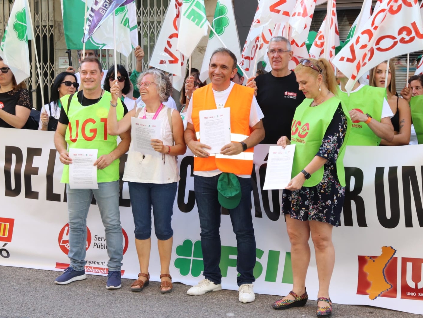 Valencia Comunidad Valenciana FSIE concentración 22 de junio 2023 Infantil 2