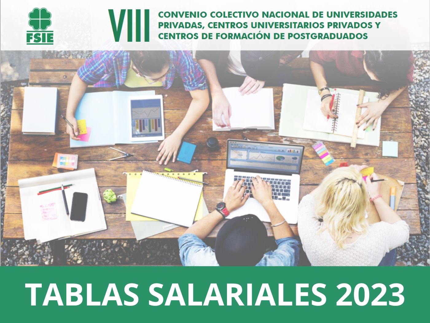 Tablas salariales VIII Convenio Universidades Privadas 2023